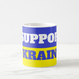 Ik steun de Mok van koffie in Oekraïne