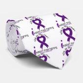 Ik steun de strijd tegen epilepsie stropdas (Opgerold)