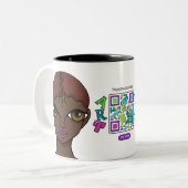 Ik steun de Topeka Art Guild Mok (Voorkant links)