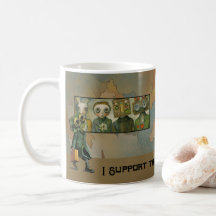 Ik steun de Topeka Art Guild-mok