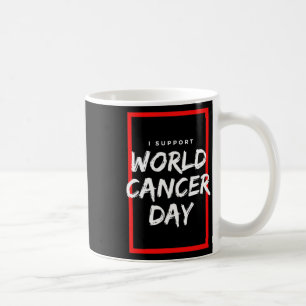 Ik steun de Wereld Kanker Dag Chemotherapie Kanker Koffiemok