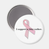 Ik steun een 3day walker. magneet (Voorkant / Achterkant)