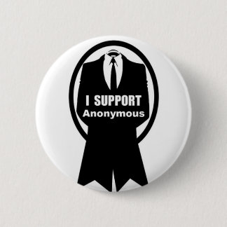 ik steun een knoop ronde button 5,7 cm