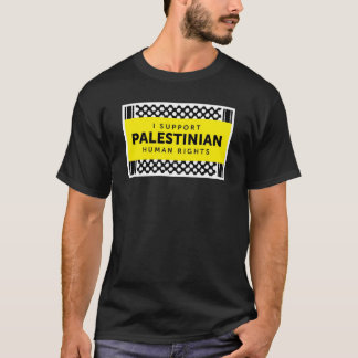 Ik steun het Palestijnse Shirt voor de mensenrecht