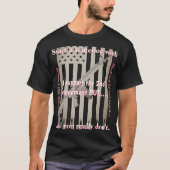 Ik steun het tweede amendement dat ik niet zal nal t-shirt (Voorkant)