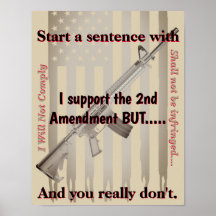 Ik steun het tweede amendement, maar vuurwapenhand