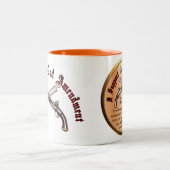 Ik steun het tweede amendement tweekleurige koffiemok (Center)