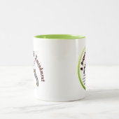 Ik steun het tweede amendement tweekleurige koffiemok (Center)