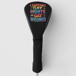 Ik Steun Homorechten En Homofouten LGBTQ Ally Golfheadcover