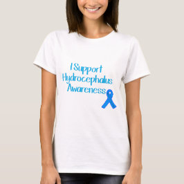 Ik steun Hydrocephalus Awareness T-shirt