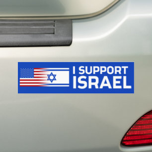 Ik steun Israël Bumpersticker