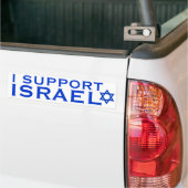 Ik steun Israël Bumpersticker (Op Truck)