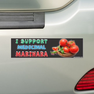 Ik Steun Medicinale Marinara Bumpersticker