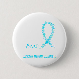 Ik steun mijn Hero Addication Recovery Awareness Ronde Button 5,7 Cm