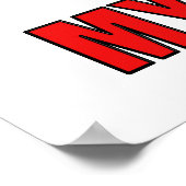 Ik steun mijn leraren poster (Hoek)