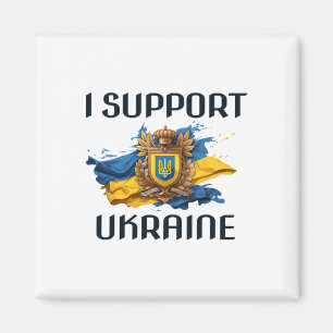 Ik steun Oekraïne dat staat voor Oekraïense Russis Magneet