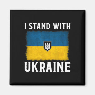 Ik Steun Oekraine Steun Oekraine Oekraïense Vlag Magneet