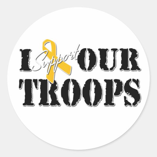 Ik steun onze Sticker (Voorkant)
