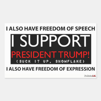 Ik steun President Trump Sticker