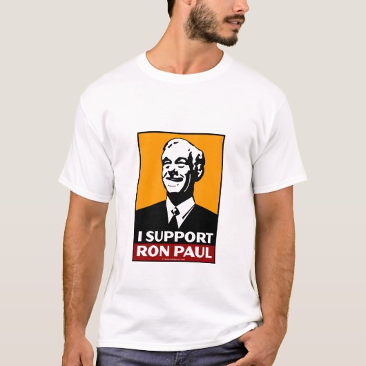 Ik steun Ron Paul - 1 T-shirt (Voorkant)