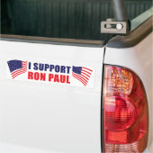 Ik steun Ron Paul Bumpersticker (Op Truck)