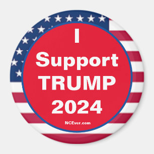 Ik steun TRUMP 2024 Patriottische magneet