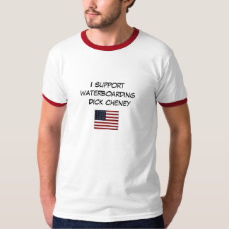 Ik steun waterboarding Dick Cheney T-shirt