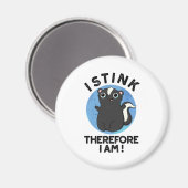 Ik stink daarom ben ik grappig dier stinkpop magneet (Voorkant / Achterkant)