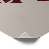 Ik stop bij Muffin Poster (Hoek)