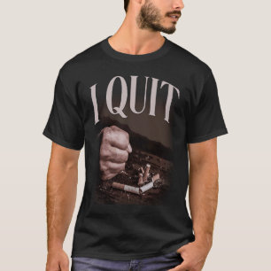 Ik stop met humoristische Gezegden die niet roken T-shirt