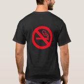 Ik stop met roken T-Shirt (Achterkant)