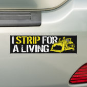 IK STREEK VOOR EEN LEVEN BUMPERSTICKER (Op auto)