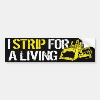 IK STREEK VOOR EEN LEVEN BUMPERSTICKER