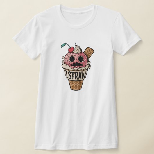 Ik strooi, schattig ijsgeschreeuw t-shirt (Laagn)