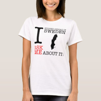 Ik studeerde in het buitenland in Zweden. T-shirt