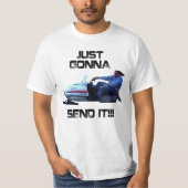 Ik stuur het gewoon naar Larry The Enticer T-shirt (Voorkant)