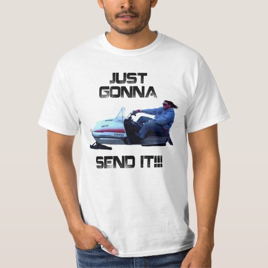 Ik stuur het gewoon naar Larry The Enticer T-shirt (Voorkant)