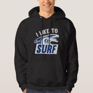 Ik Surf graag Hoodie