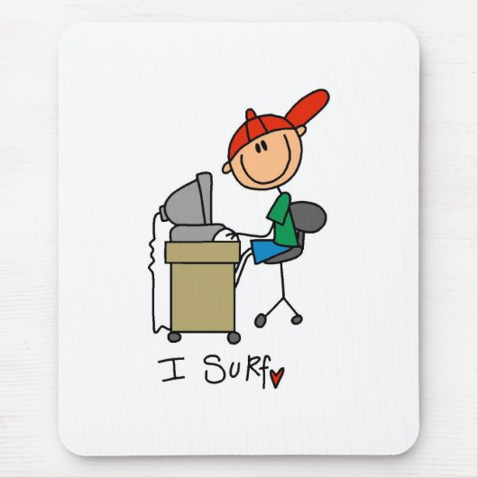 Ik Surf het Web Muismat (Voorkant)