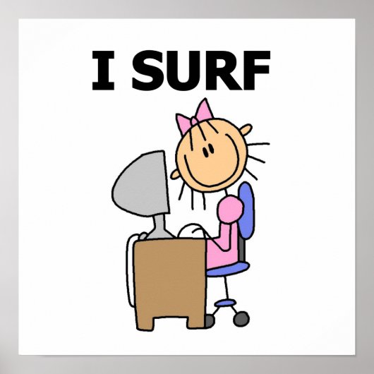 Ik Surf het Web Poster (Voorkant)