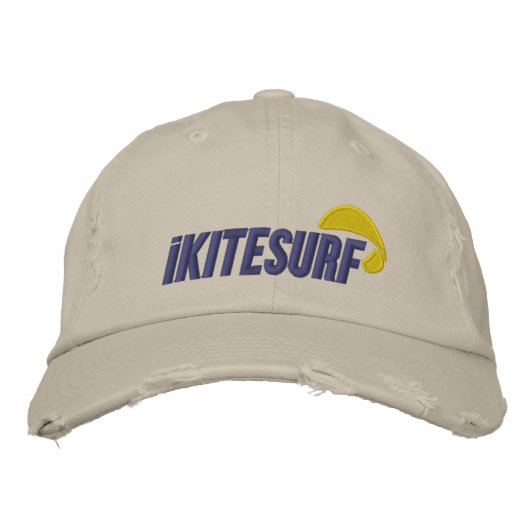 iK Tan Casquette en détresse (Devant)