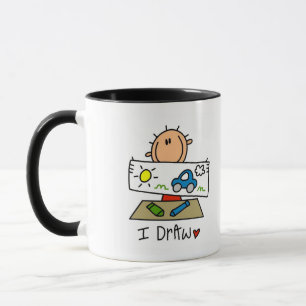 Ik teken T-shirts en cadeaus Mok