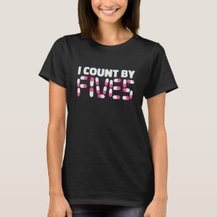 Ik tel met vijven Pharm D apotheekmedewerker T-shirt