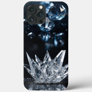 Ik telefoon geval met kristal ontwerp iPhone 13 pro max hoesje