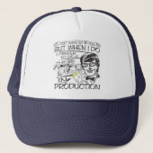 Ik test mijn code niet altijd trucker pet (Voorkant)