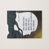 Ik til mijn ogen op Hebreeuw Legpuzzel (Horizontaal)