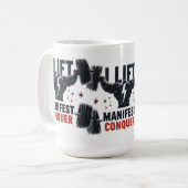 Ik til op, ik manifesteer, ik verover koffiemok (Voorkant links)