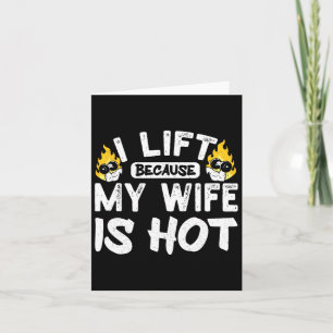 Ik til op omdat mijn vrouw heet is 5 kaart
