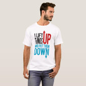 Ik tilde dingen op grappige Gym Rat T-shirt (Voorkant volledig)
