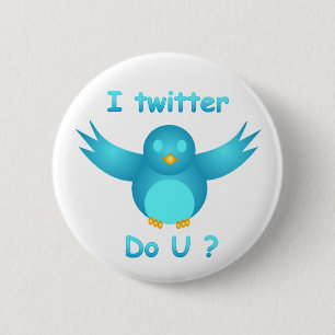 IK TJIRP, U? door SHARON SHARPE Ronde Button 5,7 Cm
